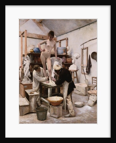 A Casting From Life by Edouard Joseph Dantan