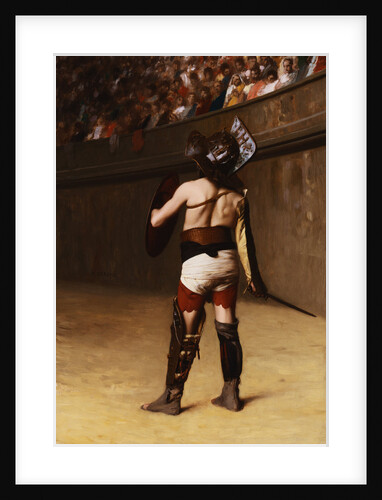 Mirmillon (A Gallic Gladiator) by Jean Leon Gerome