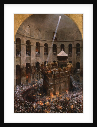 The Sacred Fire of Jerusalem by Eugene Alexis Girardet