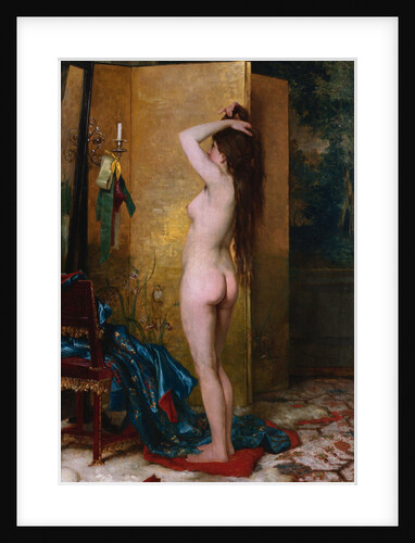 A Standing Nude by Frans Verhas