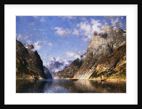 A Norwegian Fjord by Adelsteen Normann