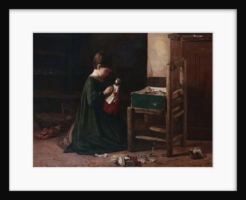 Dressing Up the Doll by Edouard Alexandre Sain