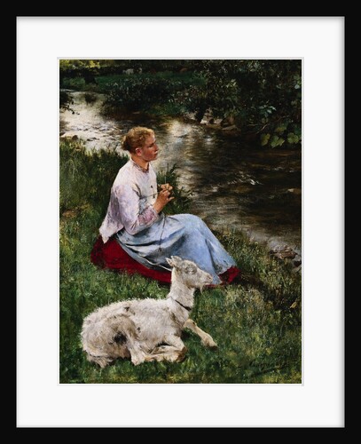 The Young Shepherdess by Evariste Carpentier