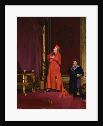 A Cardinal Looking at Napoleon's Throne by Jean Georges Vibert