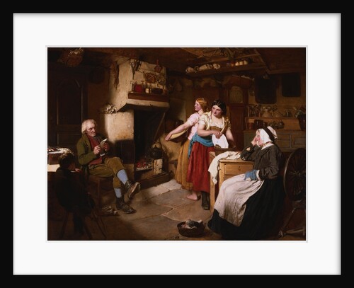 A Family in an Interior by John Faed