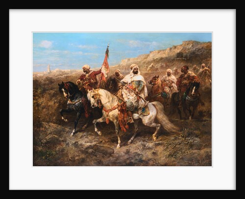 A Regal Procession by Adolph Schreyer