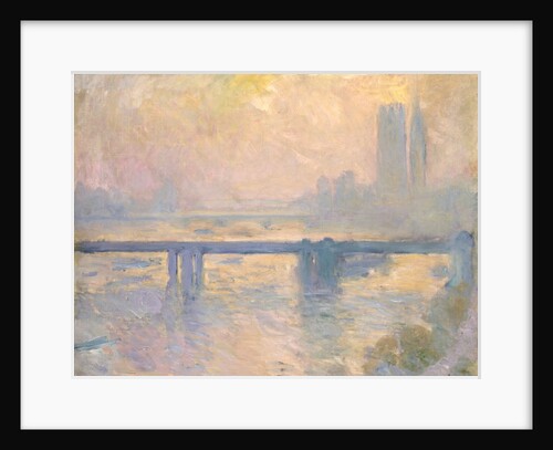 Charing Cross Bridge at the Houses of Parliament by Claude Monet