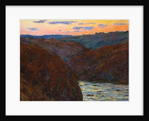 Creuse Valley at Sunset by Claude Monet