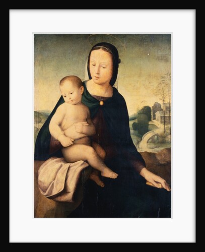 The Madonna and Child in a Landscape by Mariotto Albertinelli