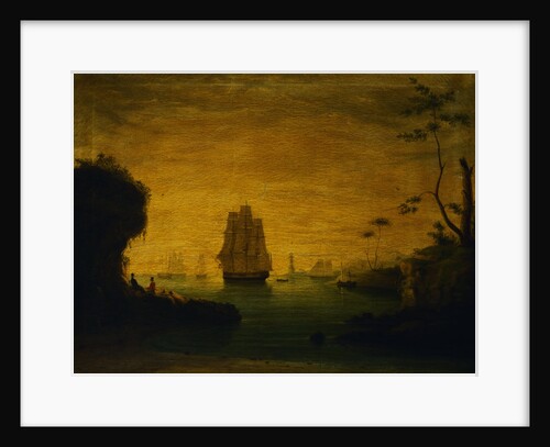 A View of a Harbor by John S. Blunt