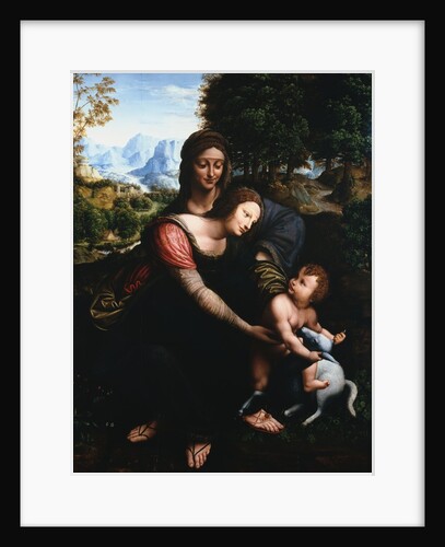 The Madonna and Child with Saint Anne by Francesco Melzi