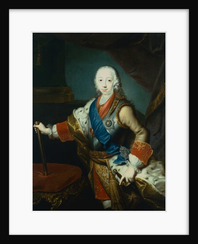 Portrait of Grand Duke Peter Fedorovich, Later Czar Peter III of Russia by Georg Christopher Grooth