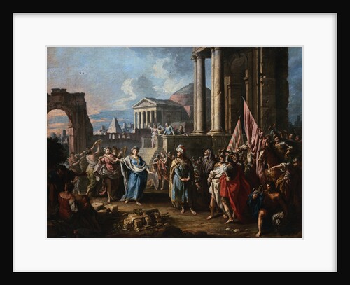 The Return of Alexander the Great to Rome by Francesco Fontebasso