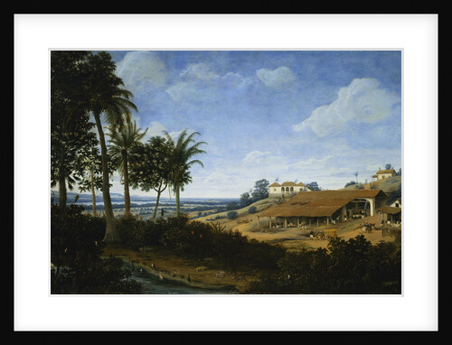A Brazilian Landscape with a Sugar Mill by Frans Post