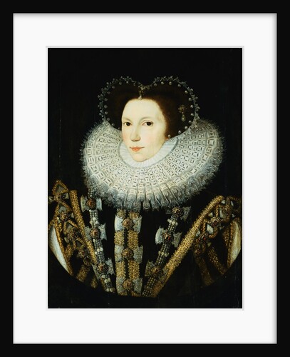 Portrait of Elizabeth Stafford, Lady Drury by Sir William Segar