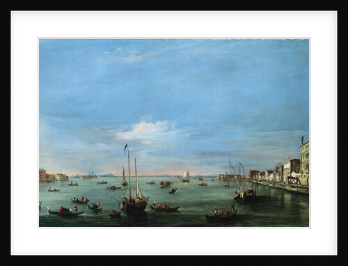The Giudecca Canal and the Zattere, Venice by Francesco Guardi