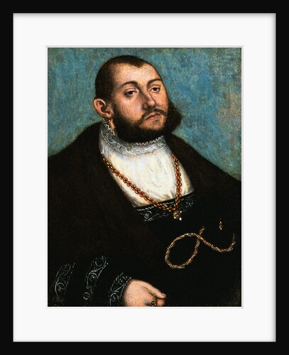 Portrait of the Elector Johann Friedrich 'Der Grossmutige' of Saxony by Lucas Cranach I