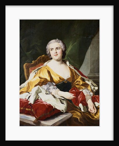 Portrait of Louise Elisabeth de Bourbon, Duchess of Parma by Louis-Michel van Loo