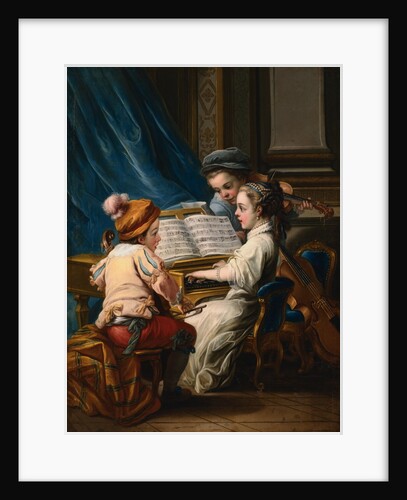 The Four Arts: 'Music' by Charles-Andre van Loo
