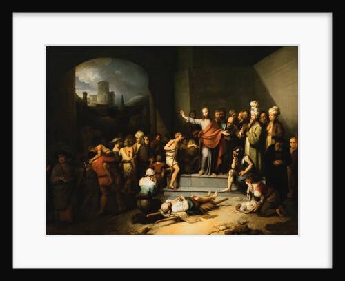 Christ Healing the Sick by Christian Wilhelm Ernst Dietrich
