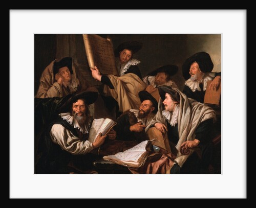A Rabbinical Disputation by Jacob Toorenvliet