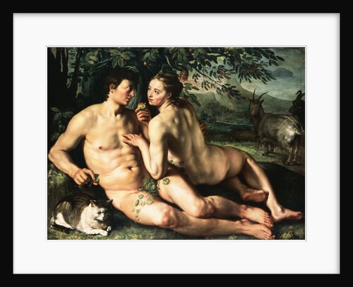The Fall of Man by Hendrick Goltzius