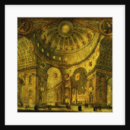 The Interior of Saint Peter's, Rome, with Figures by Italian School