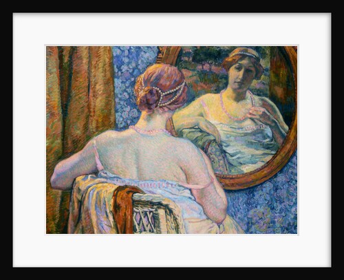 Woman at a Mirror by Theo van Rysselberghe