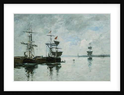 Port Scene by Eugene Boudin