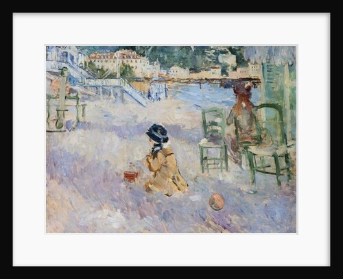 Beach in Nice by Berthe Morisot