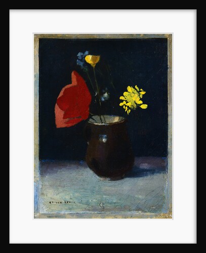 Jug of Flowers by Odilon Redon