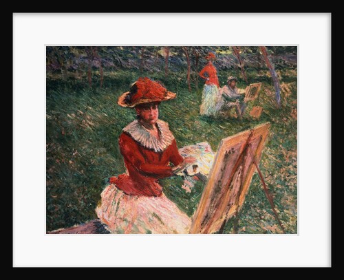 Blanche Hoschede Painting by Claude Monet