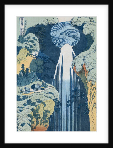 Amida Waterfall on the Kiso Highway from the Series To the Waterfalls of All the Provinces by HOKUSAI