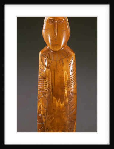 Front View of An Important Okvik Eskimo Walrus Ivory Figure, Punuk Island, Circa 100 B.C.-100 A.D by Anonymous