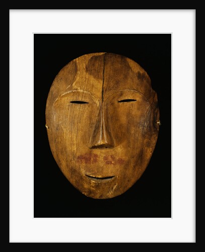 An Eskimo Wood Face Mask from Northern Alaska by Anonymous