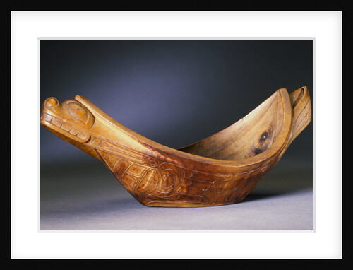 A Haida Seal Bowl by Anonymous