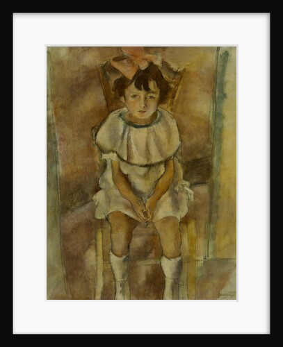 Little Girl in Pink by Jules Pascin
