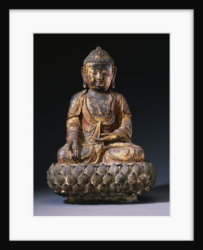 A Bronze Figure of Buddha. Ming Dynasty by Anonymous