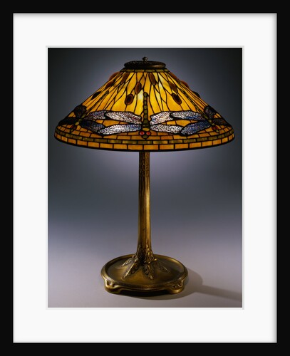 Dragonfly Leaded Glass and Gilt-Bronze Table Lamp by Tiffany Studios by Anonymous