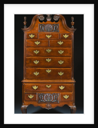 Chippendale Carved Mahogany High Chest-of-Drawers from Philadelphia by Anonymous