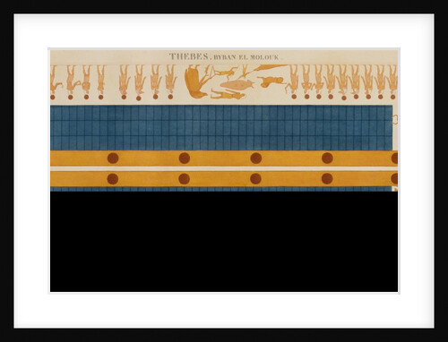 Early 19th-Century Illustration Thebes with the Ceiling Painting of an Egyptian Tomb by Anonymous