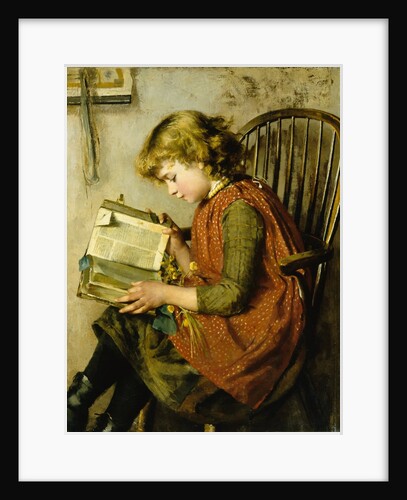 A Young Girl Reading by Charlotte Weeks