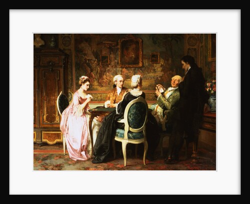 The Card Game by Karl Heinrich Hoff