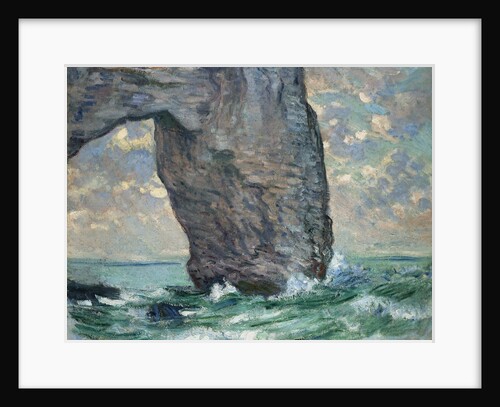 The Manneporte Seen from Below by Claude Monet