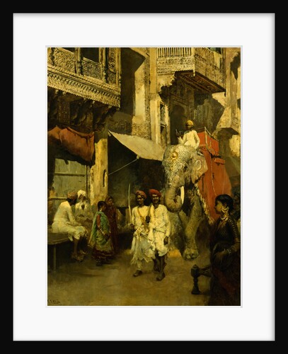 Promenade on an Indian Street by Edwin Lord Weeks