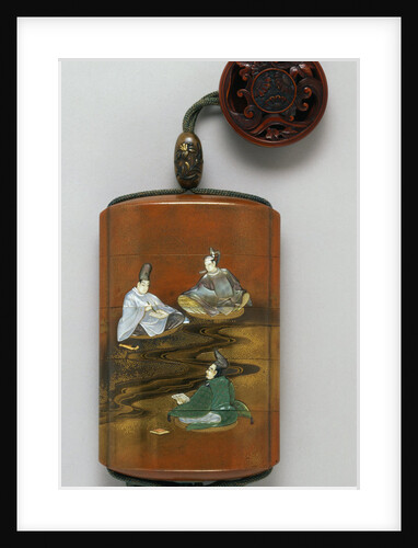 A Four-Case Lacquer Inro by Teiun