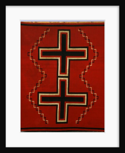 A Navajo Germantown Rug by Anonymous