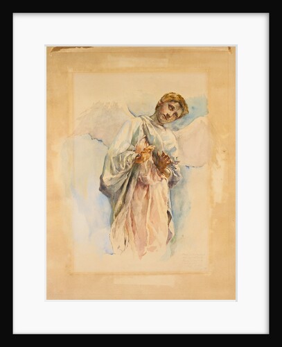 Adoring Angel: Study for the Ascension Mural by John La Farge