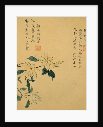 Flowers, from an Album of Ten Leaves (I.) by Zhou Xianji