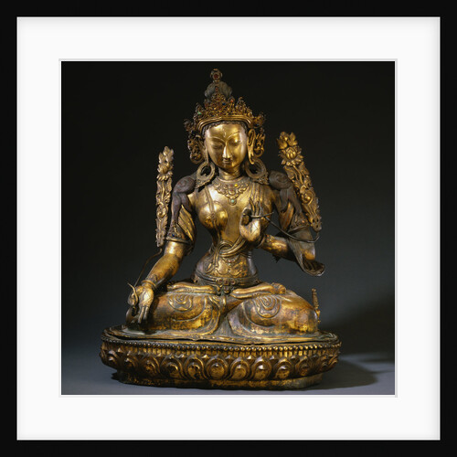 Nepalese Gilt-Copper Figure of Tara by Anonymous